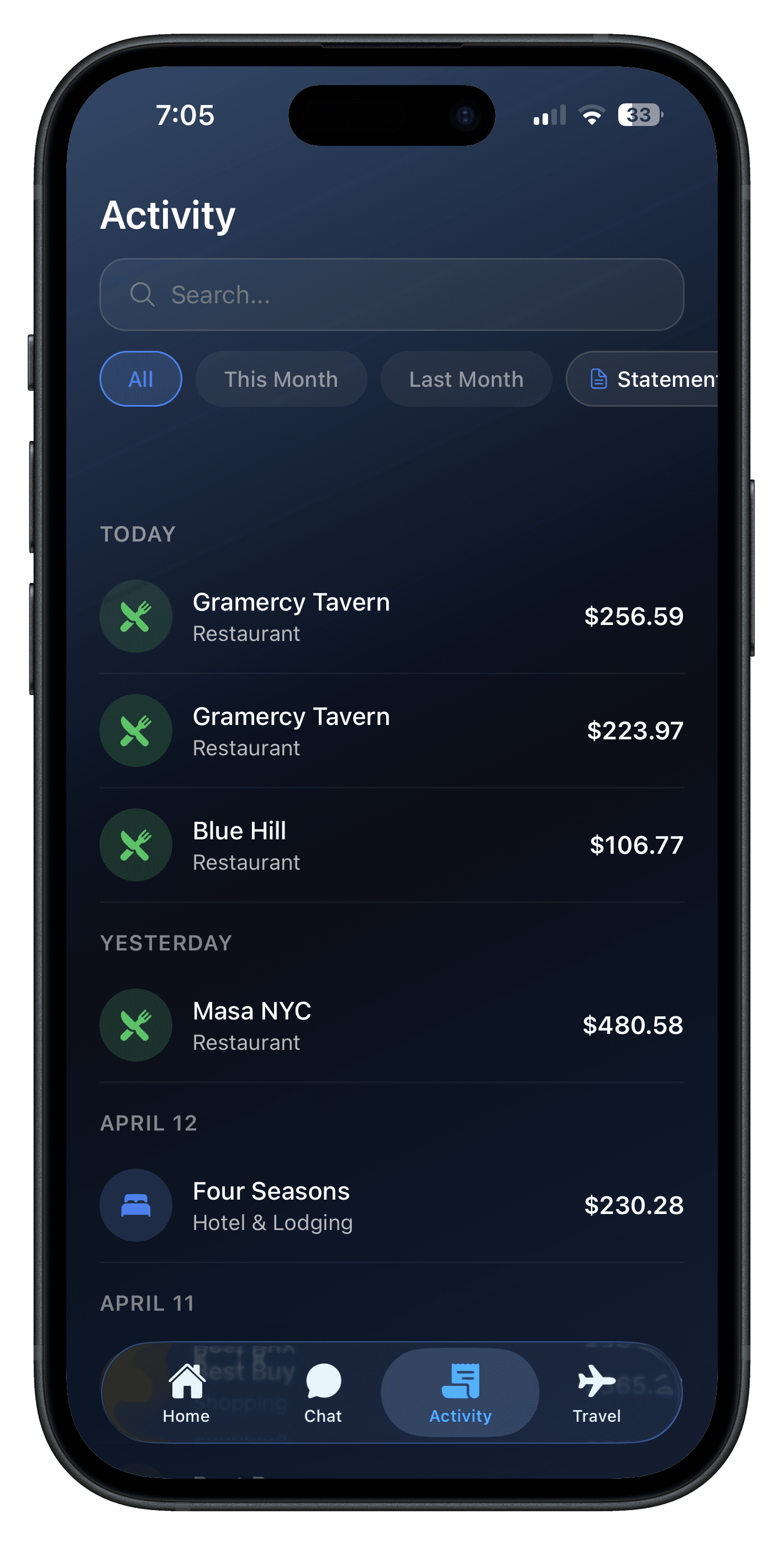 Every transaction, instantly